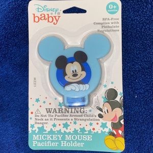 Mickey Mouse Pacifier Clip